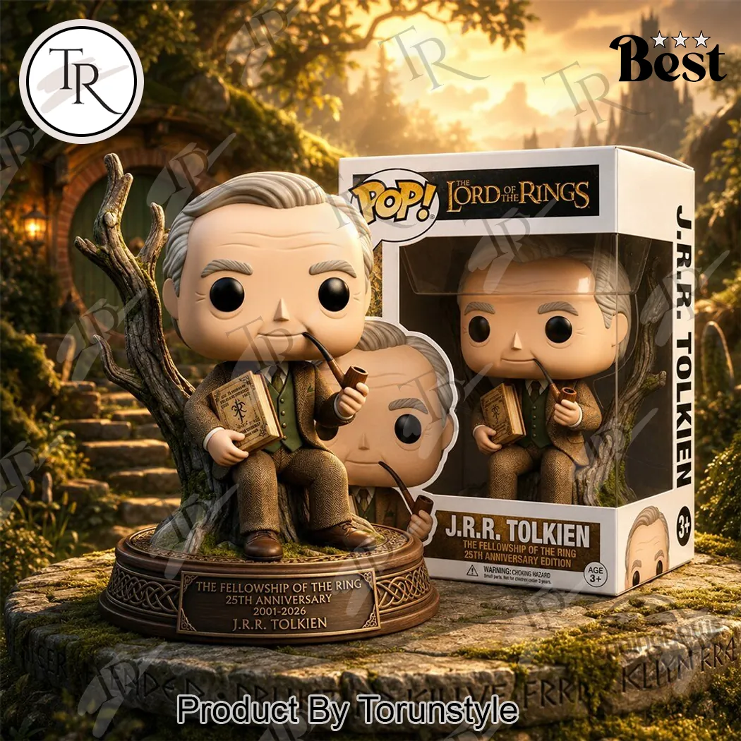J.R.R. Tolkien 25th Anniversary Fellowship of the Ring Collector’s Funko Pop Figure J.R.R. Tolkien 25th Anniversary Fellowship of the Ring Collector’s Funko Pop Figure