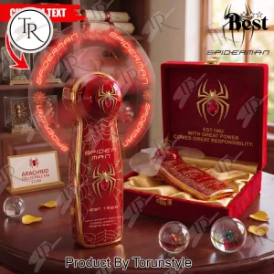 Marvel Spider-Man Collectible LED Light-Up Hand Fan