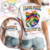 San Francisco 49ers Pride Month Football Rainbow Bow Graphic T-Shirt San Francisco 49ers Pride Month Football Rainbow Bow Graphic T-Shirt