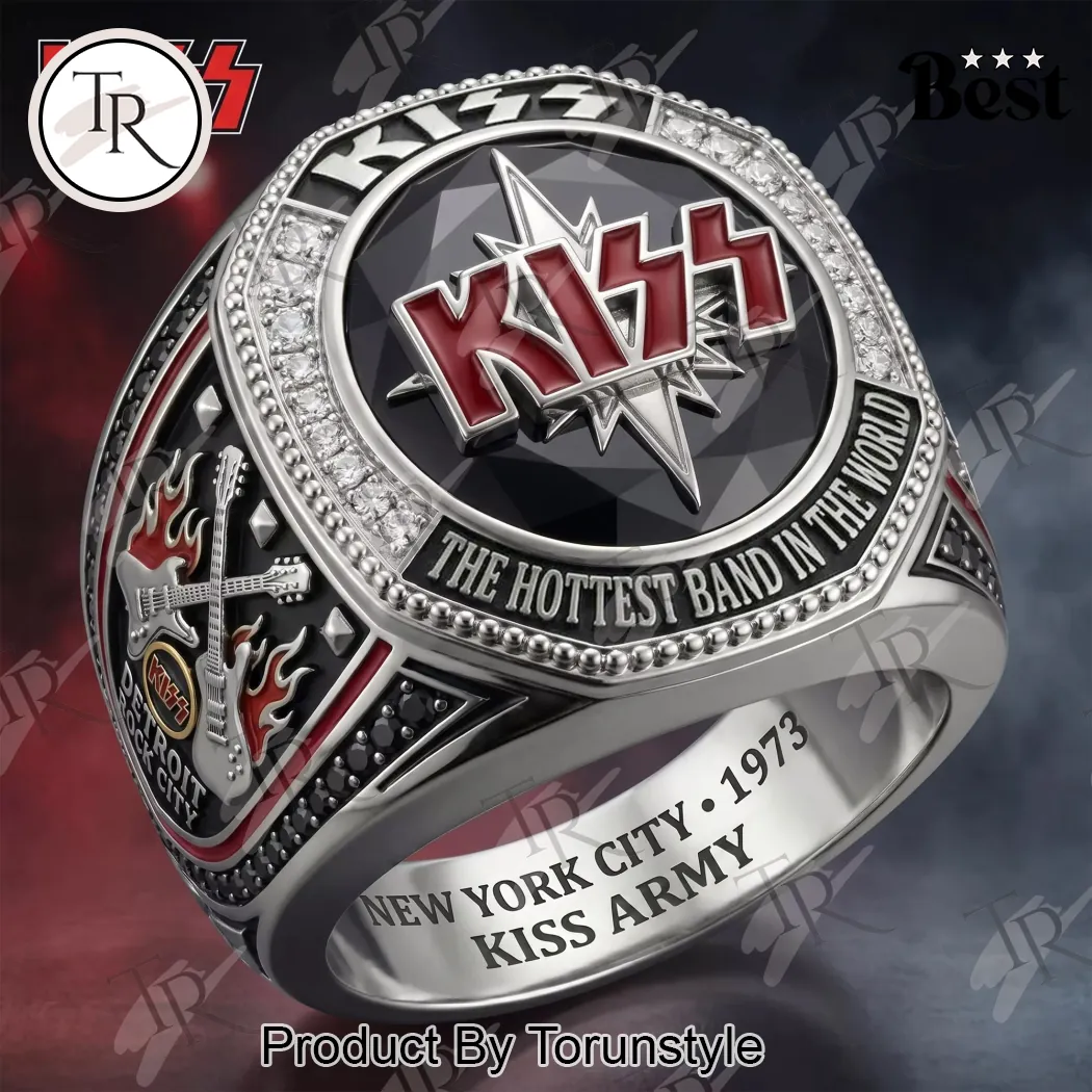 KISS Band Official Commemorative Championship Style Ring KISS Band Official Commemorative Championship Style Ring