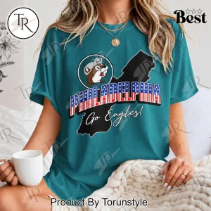 Philadelphia Eagles Buc-ee’s Patriotic Pennsylvania State Game Day Graphic T-Shirt