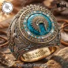 Texas Longhorns Softball Championship Premium Gold Ring