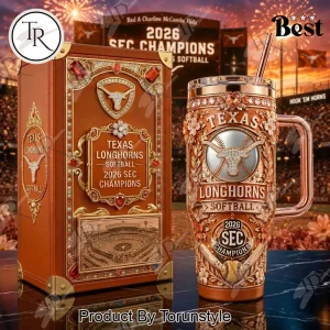 Texas Longhorns Softball 2026 SEC Champions Luxury Tumbler