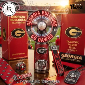 Georgia Bulldogs Official Collector’s LED Light Up Hand Fan