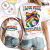 Philadelphia Eagles NFL Pride Month Rainbow Football T-Shirt Philadelphia Eagles NFL Pride Month Rainbow Football T-Shirt