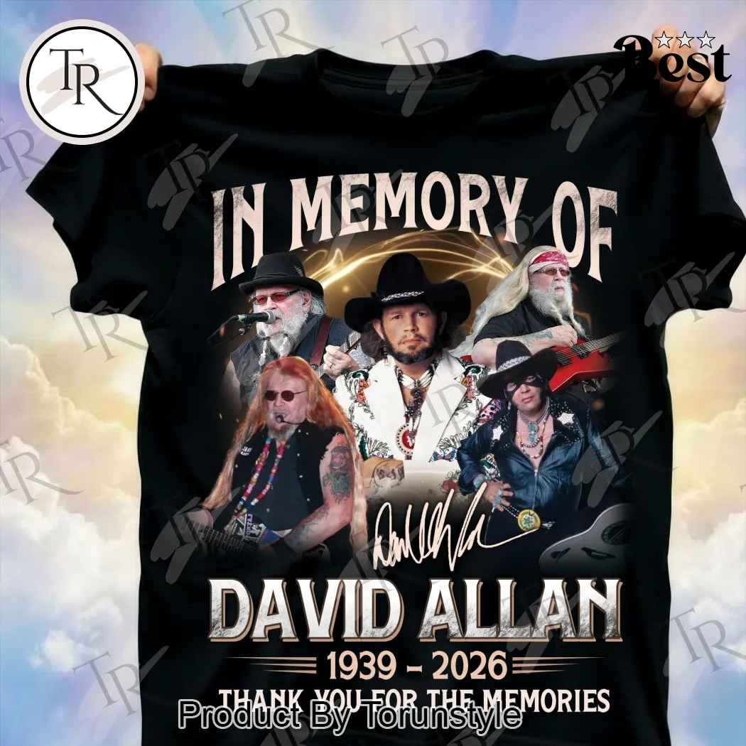 Premium David Allan Coe In Memory Of 1939-2026 Commemorative T-Shirt Premium David Allan Coe In Memory Of 1939-2026 Commemorative T-Shirt