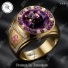 Grateful Dead Steal Your Face Commemorative Gold Plated Championship Ring
