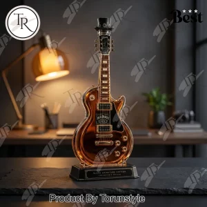 Jack Daniels Slash Signature Edition Gibson Les Paul Collector’s Whiskey Bottle