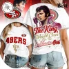 Kansas City Chiefs Elvis Presley The King Legendary Fan Women’s T-Shirt