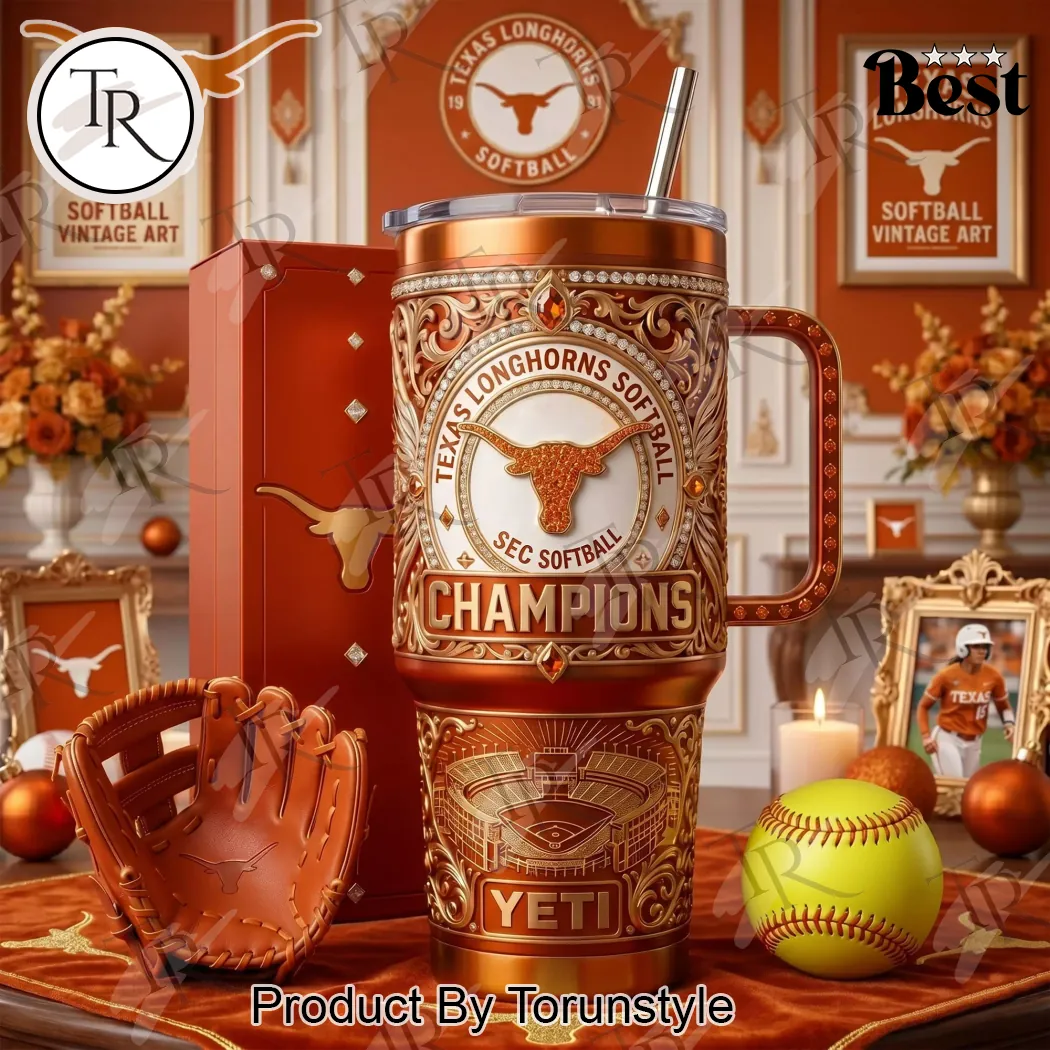 Texas Longhorns SEC Softball Champions YETI Handled Tumbler Texas Longhorns SEC Softball Champions YETI Handled Tumbler