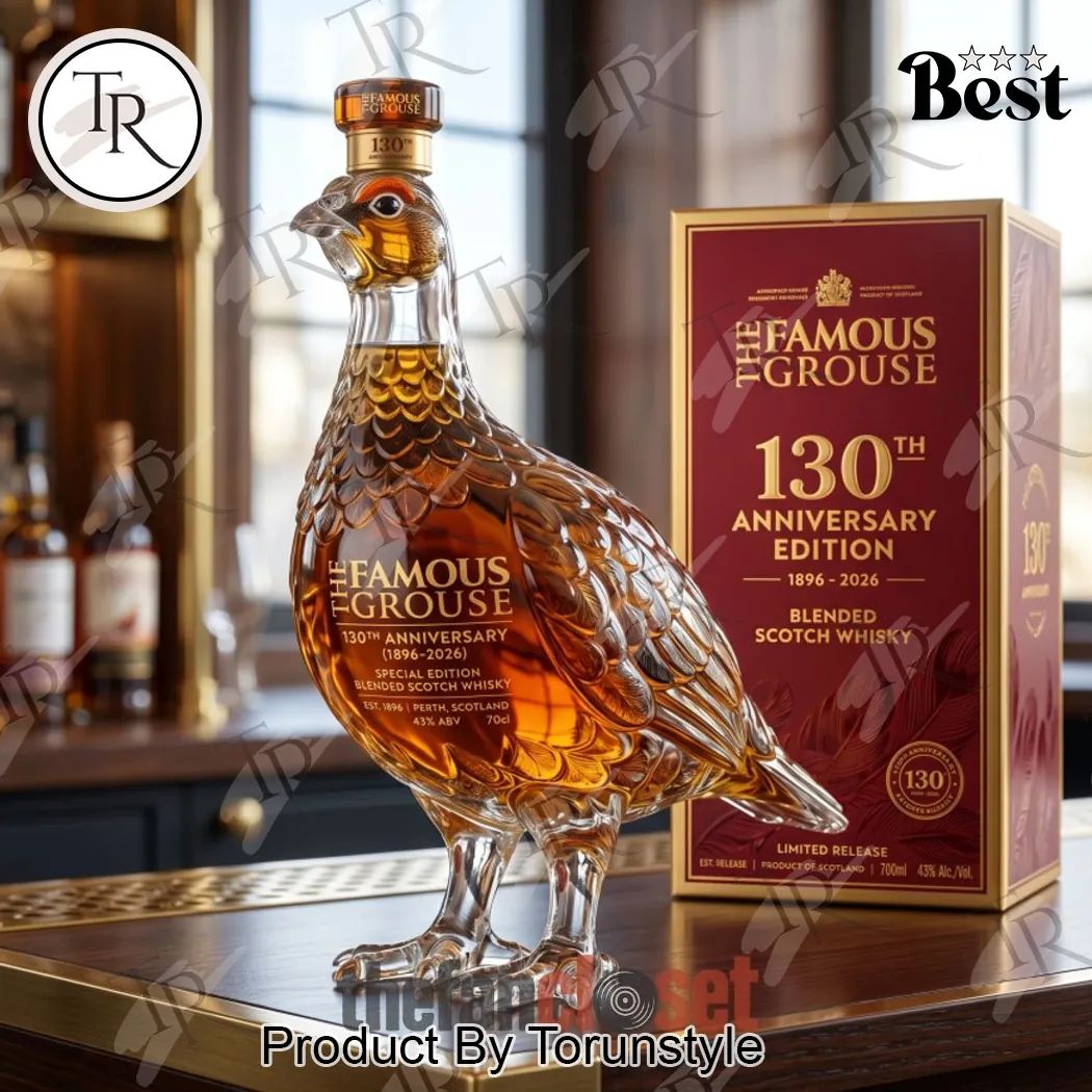 The Famous Grouse 130th Anniversary Limited Edition Sculptural Scotch Whisky Bottle The Famous Grouse 130th Anniversary Limited Edition Sculptural Scotch Whisky Bottle