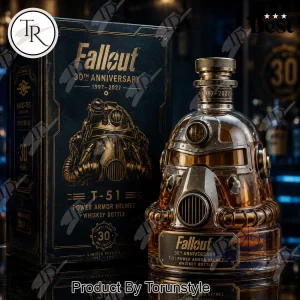 Fallout T-51 Power Armor 30th Anniversary Limited Edition Collectible Whiskey Bottle