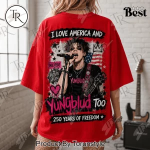 Yungblud America 250 Years Of Freedom Punk Rock Graphic T-Shirt