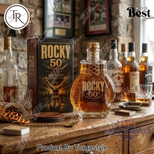 Rocky 50th Anniversary 1976-2026 Limited Edition Boxing Glove Whiskey Bottle