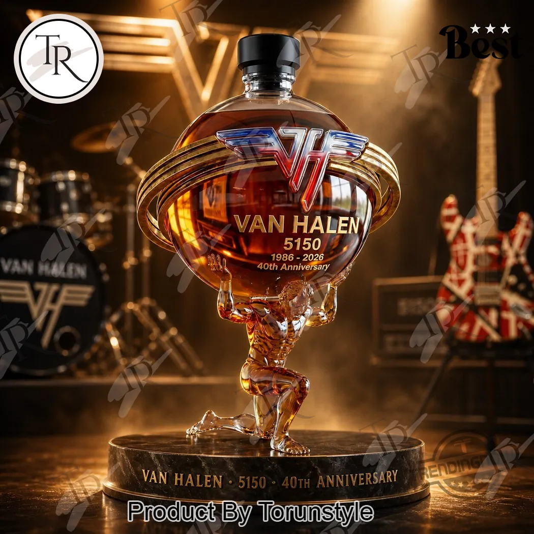 Van Halen 5150 40th Anniversary Luxury Collectors Whiskey Bottle Van Halen 5150 40th Anniversary Luxury Collectors Whiskey Bottle