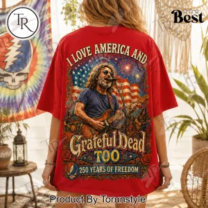 Grateful Dead America 250 Years Of Freedom Vintage Patriotic T-Shirt