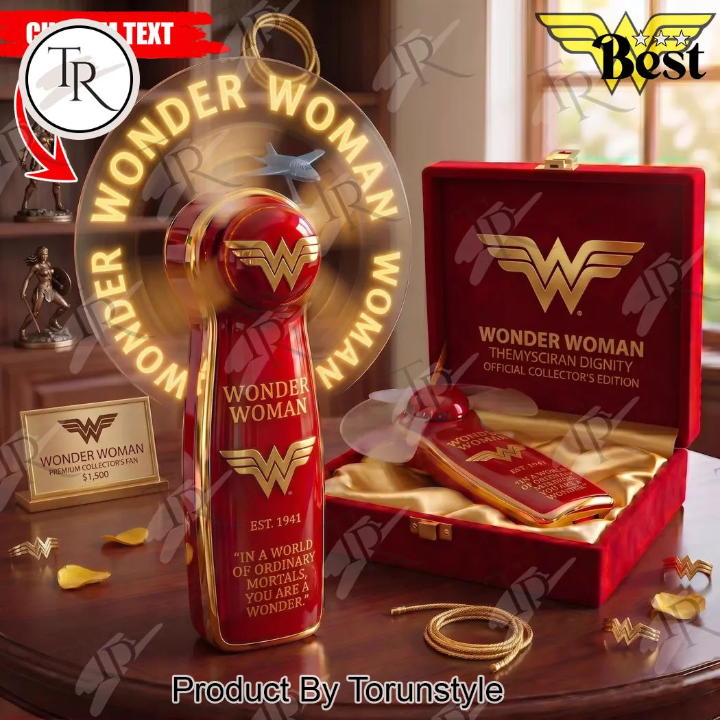Wonder Woman Official Collector’s LED Hand Fan Wonder Woman Official Collector’s LED Hand Fan