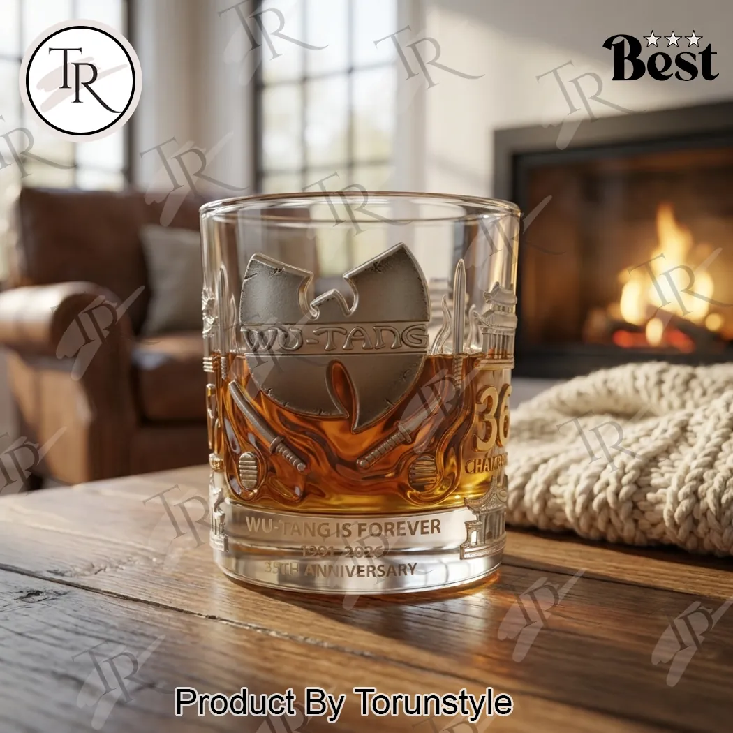 Wu Tang Clan 35th Anniversary 2026 Whiskey Glass Wu Tang Clan 35th Anniversary 2026 Whiskey Glass