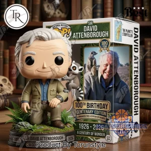 Sir David Attenborough 100th Birthday Centenary Natural History Vinyl Figure
