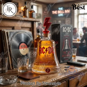AC/DC Hells Bells 53rd Anniversary 1973-2026 Commemorative Whiskey Bottle