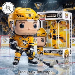 Sidney Crosby Pittsburgh Penguins NHL 100 Postseason Wins Funko Pop Figure