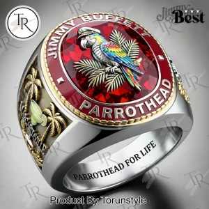 Jimmy Buffett Parrothead Premium Detailed Parrot Design Ring
