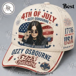 Ozzy Osbourne Prince of Darkness Patriotic 4th of July USA Baseball Cap
