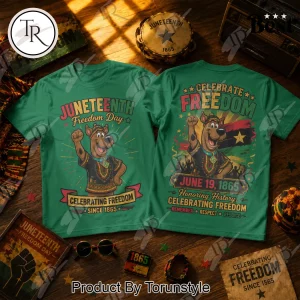 Scooby-Doo Juneteenth Freedom Day Celebration Graphic T-Shirt