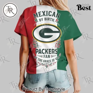 Green Bay Packers Mexican by Birth Pride Women's Graphic T-Shirt