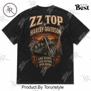 ZZ Top Long Beards Loud Guitars Vintage Graphic T-Shirt