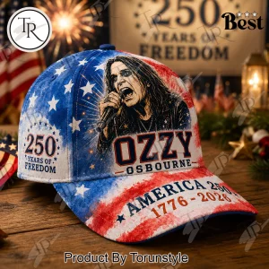 Ozzy Osbourne America 250 Years of Freedom Patriotic Commemorative Classic Cap