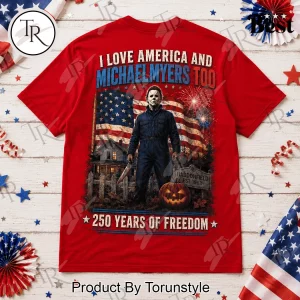 America 250 Michael Myers Anniversary Graphic T-Shirt