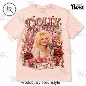 Dolly Parton America 250 Commemorative 1776-2026 Vintage Country T-Shirt