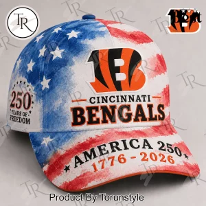 Cincinnati Bengals NFL 250 Years Of Freedom Patriotic Cap