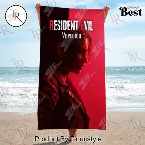 Resident Evil Veronica Fandom Graphic Beach Towel Resident Evil Veronica Fandom Graphic Beach Towel