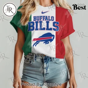 Buffalo Bills Mexican Heritage Flag Women’s Graphic T-Shirt