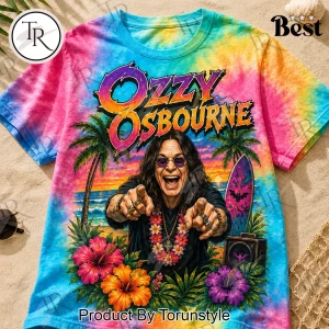 Ozzy Osbourne Good Days Summer Vibes Retro Tie Dye Graphic T-Shirt