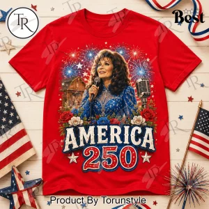 Loretta Lynn 250 Years Of Freedom Patriotic T-Shirt