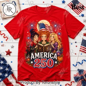 Hocus Pocus America 250 Years Of Freedom Patriotic T-Shirt