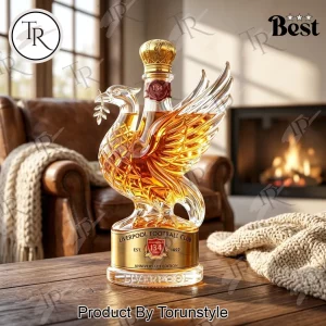 Liverpool FC 134th Anniversary Liver Bird Commemorative Whiskey Bottle