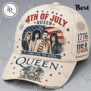 Queen Band Freddie Mercury 4th of July Patriotic American Legend Baseball Cap
