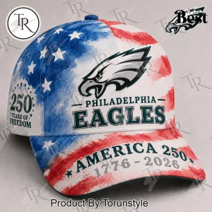Philadelphia Eagles 250 Years Of Freedom Commemorative Cap