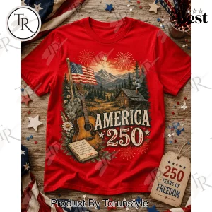 Noah Kahan Fan America 250 Years Of Freedom Graphic T-Shirt