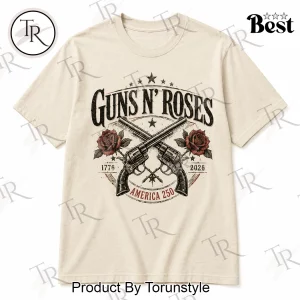 Guns N Roses America 250 Commemorative 1776-2026 Vintage Graphic T-Shirt