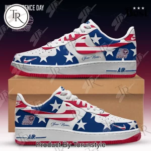 Toronto Tempo WNBA USA Flag 4th of July Personalized Name Air Force 1 Sneakers