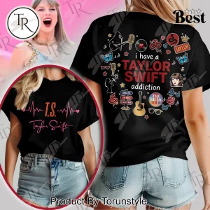 Taylor Swift Eras Tour Swiftie Fan Merch Double Sided Graphic T-Shirt