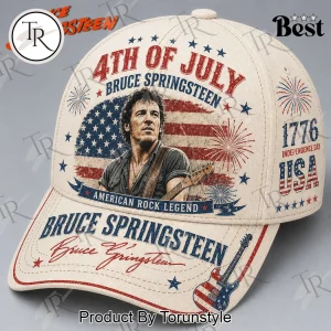 Bruce Springsteen American Rock Legend Patriotic 4th of July Vintage Baseball Cap Bruce Springsteen American Rock Legend Patriotic 4th of July Vintage Baseball Cap