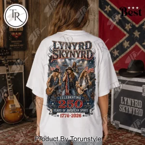 Lynyrd Skynyrd America 250 Celebrating American Spirit 1776-2026 Vintage Patriotic T-Shirt