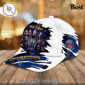 Paris Saint-Germain PSG Champions of Europe Back to Back Commemorative Classic Cap