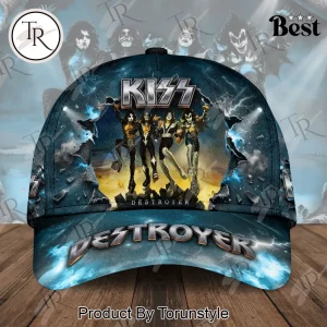 KISS Destroyer 50th Anniversary 2026 Commemorative Rock Band Graphic Classic Cap KISS Destroyer 50th Anniversary 2026 Commemorative Rock Band Graphic Classic Cap